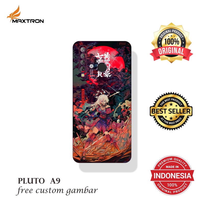 Jual GARSKIN STICKER HANDPHONE MAXTRON PLUTO A9 CUSTOM Shopee Indonesia