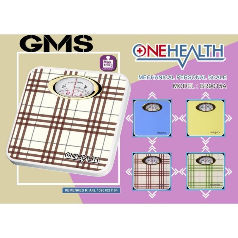 Jual Timbangan Badan Manual Gea Onehealth Model Tebal Br B