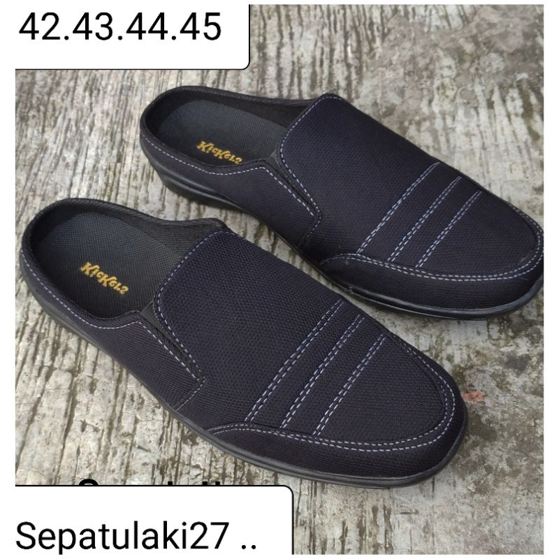 Jual Sandal Sepatu Slip On Ukuran Besar Sepatu Casual Big Size Selop