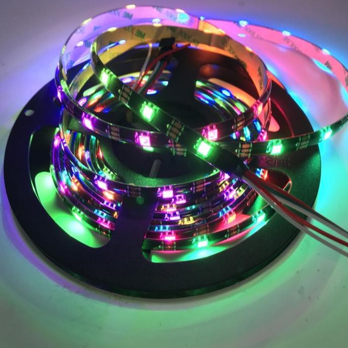 Jual XNBADA 100 ROLL LAMPU STRIP 30 LED 5M M WS2812B IP30 PCB WARNA