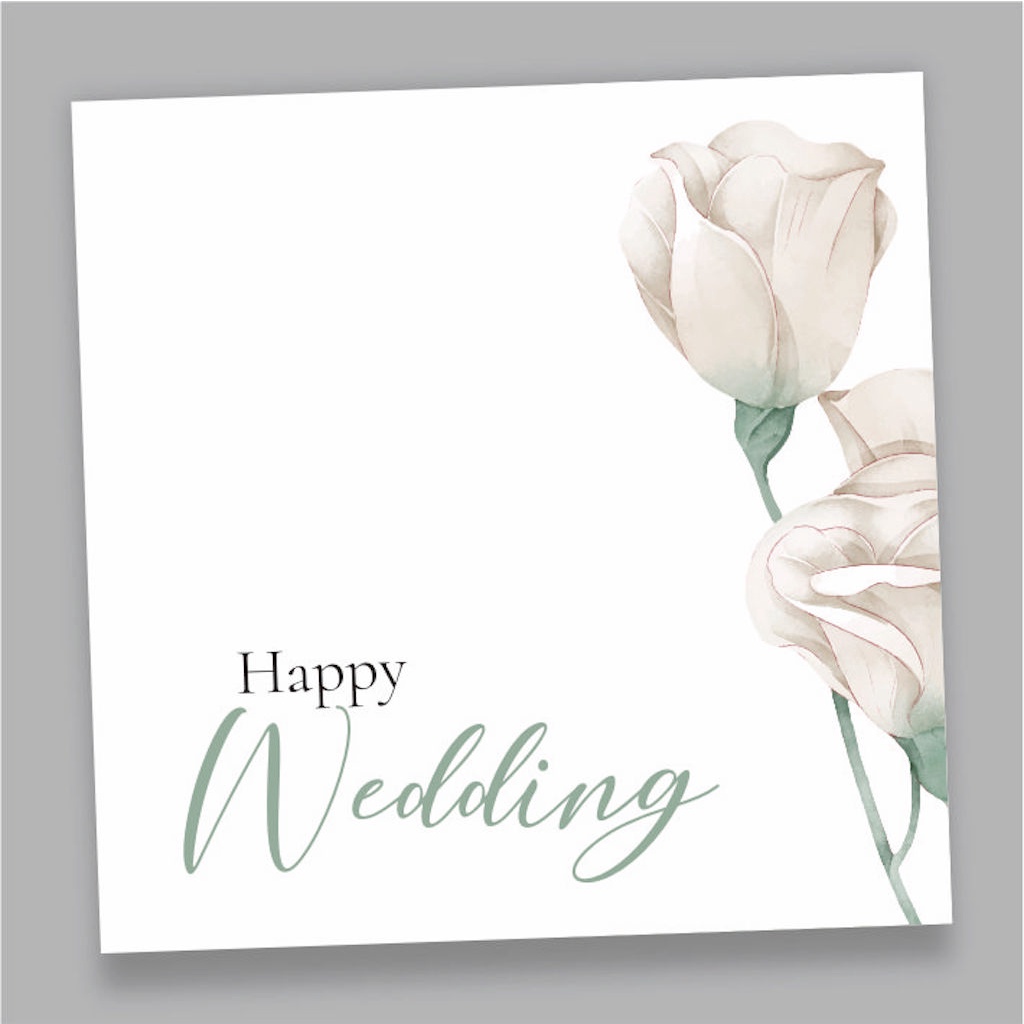 Jual Kartu Ucapan Pernikahan Kartu Ucapan Nikah Happy Wedding Greeting