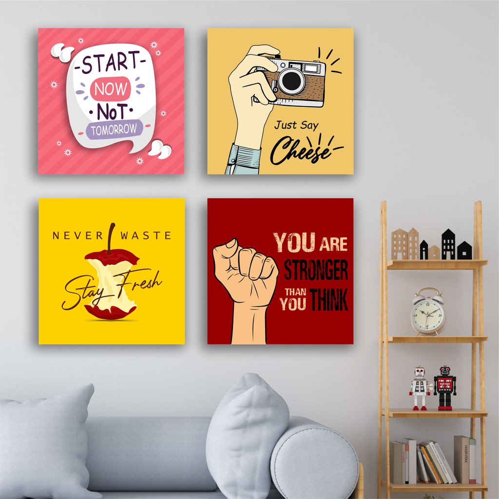 Jual Hiasan Dinding Pajangan Rumah Dekorasi Kamar Poster Motivasi Ruang