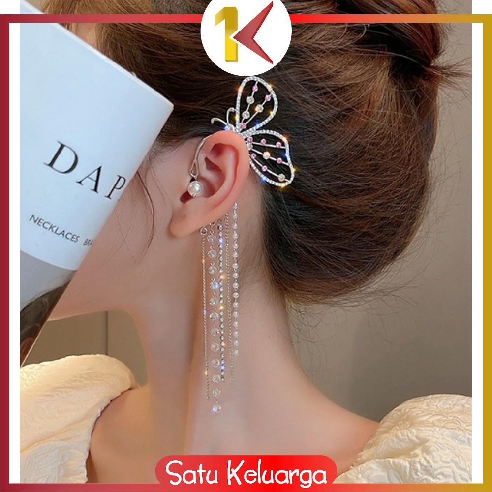 Jual Sk K Anting Korea Motif Kupu Kupu Untuk Telinga Kiri Aksen