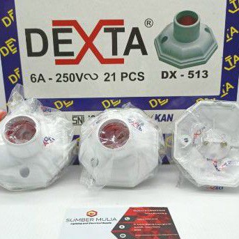 Jual Dexta Fitting Tempel Plafon Segi Tanggung Putih Dx Sni