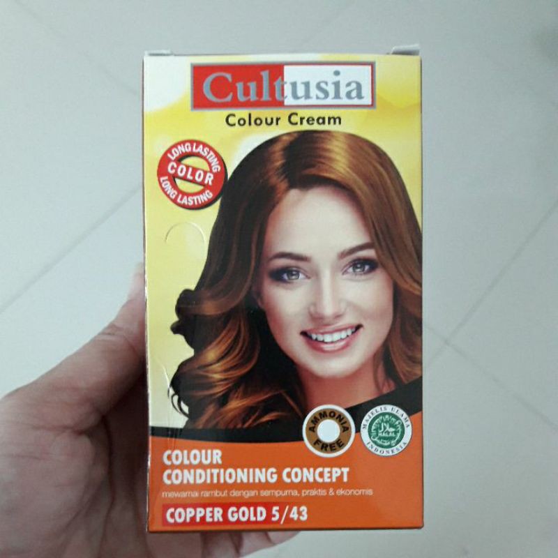 Jual Cultusia Hair Color Colour Cream Pewarna Cat Rambut Ammonia Free