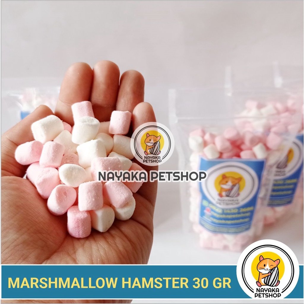 Jual Marshmallow Hamster 30 Gr Snack Hamster Makanan Cemilan Sugar