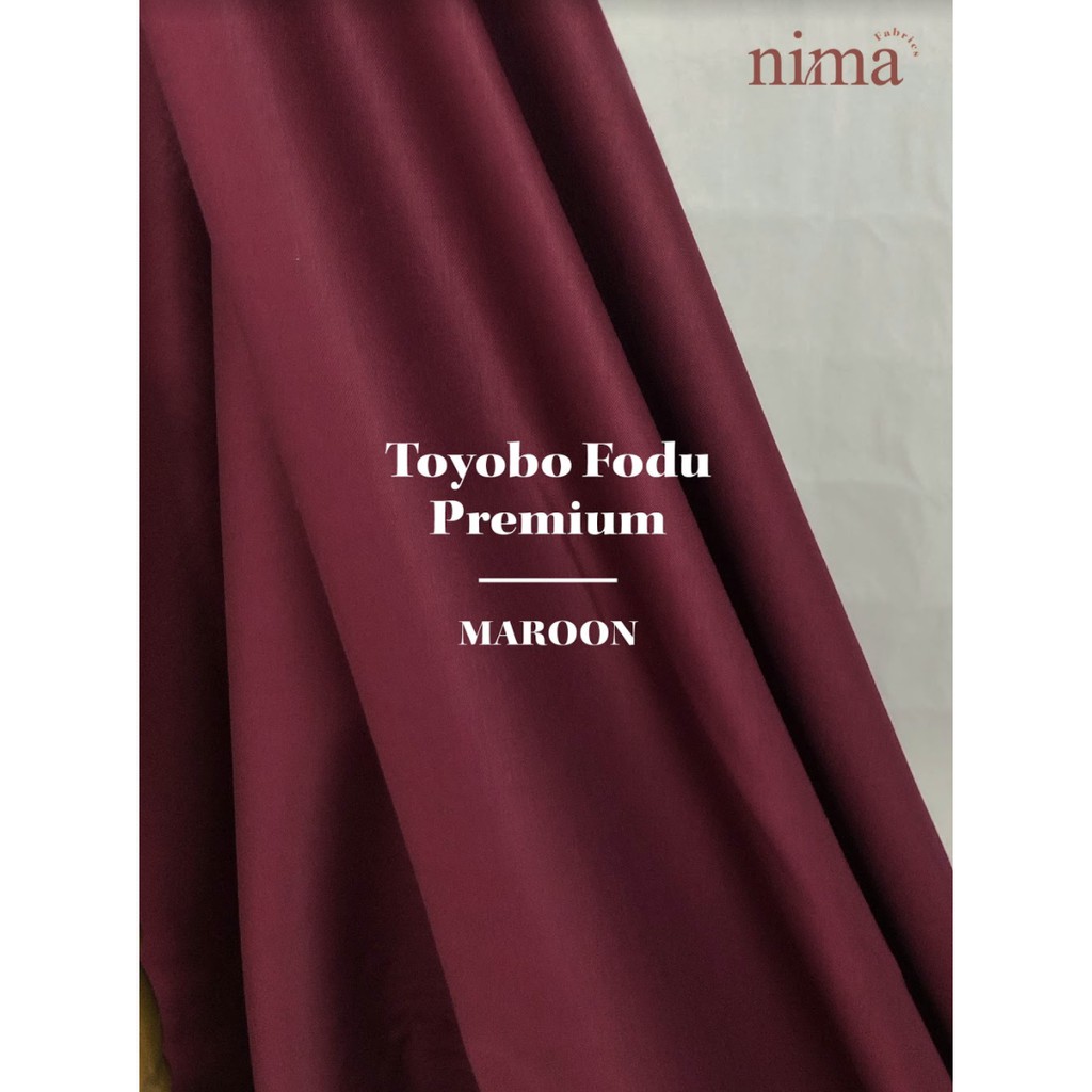 Jual 1 Meter Kain TOYOBO FODU Original PREMIUM Katun Toyobo FODU