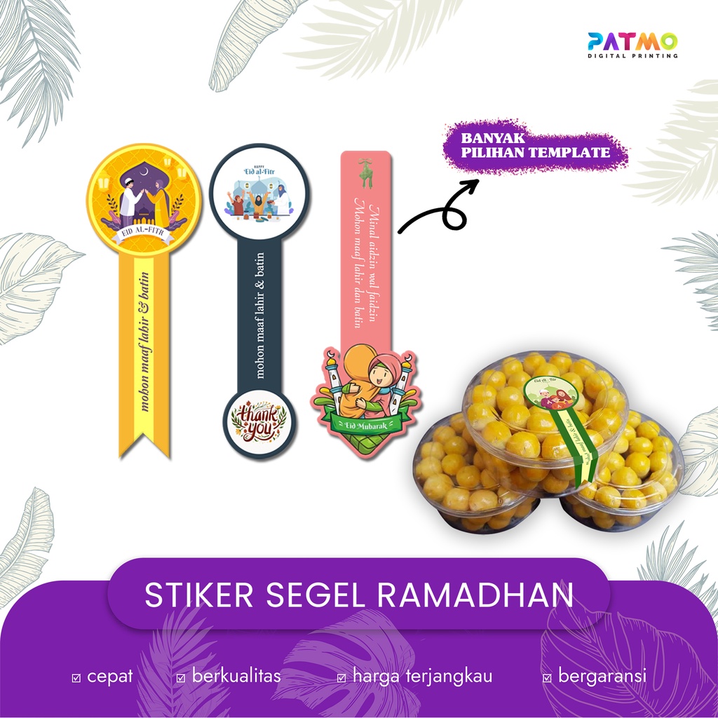 Jual STICKER SEGEL EDISI RAMADHAN IDUL FITRI LEBARAN HARGA GROSIR