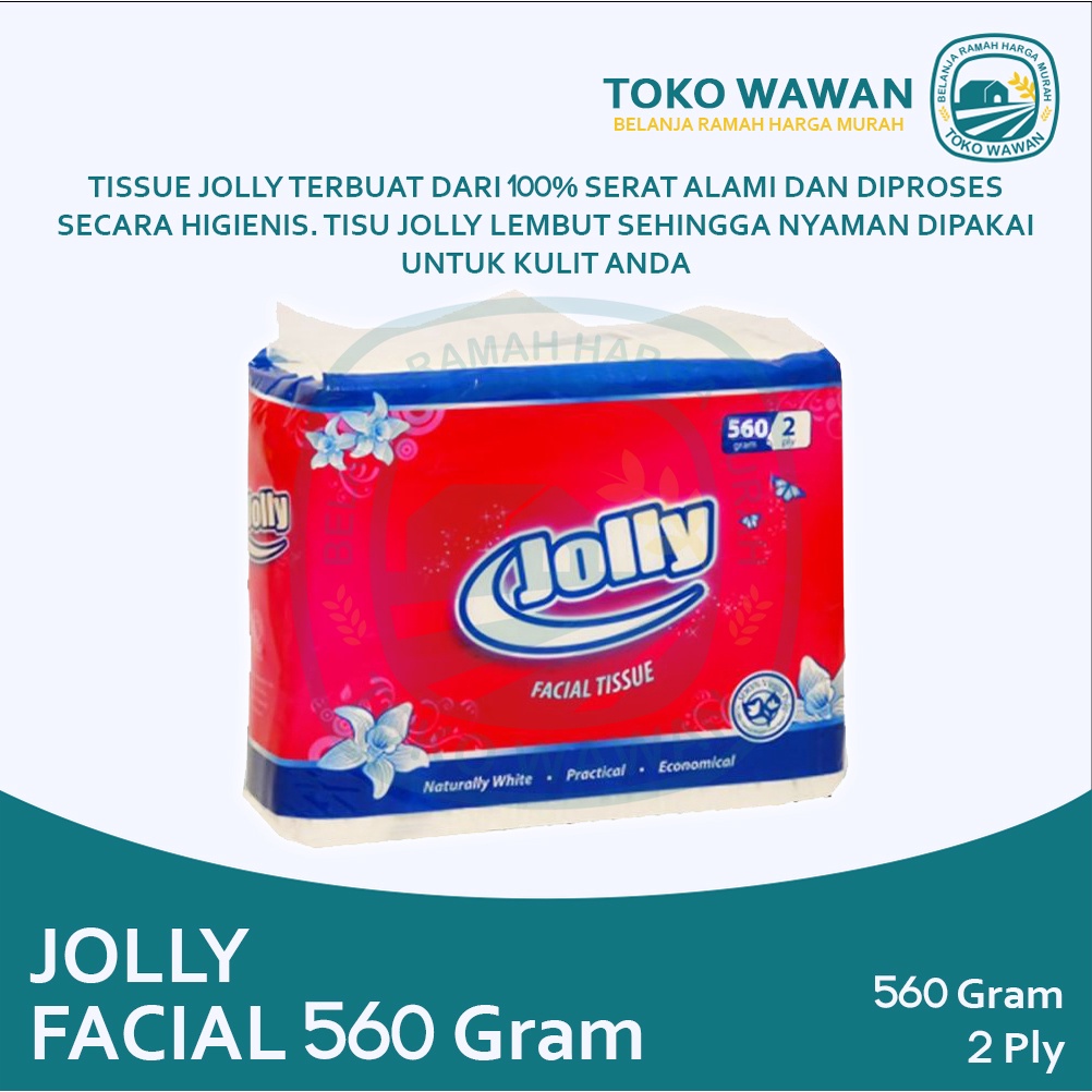 Jual Tissue Jolly Facial Gram Tisu Wajah Tissu Besar Halus Kiloan