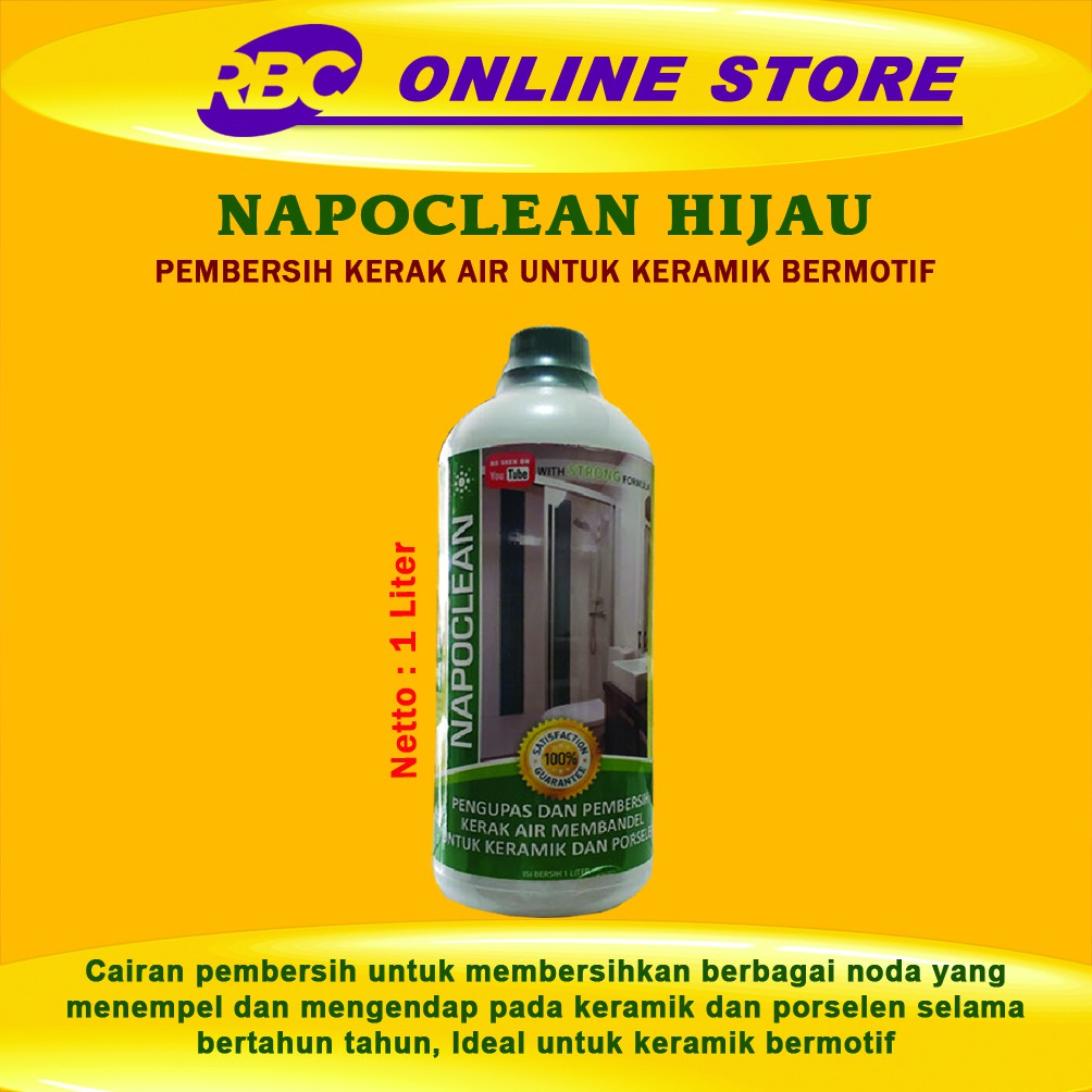 Jual NAPOCLEAN STRONG Pembersih Noda Kerak Air Yang Membandel Untuk