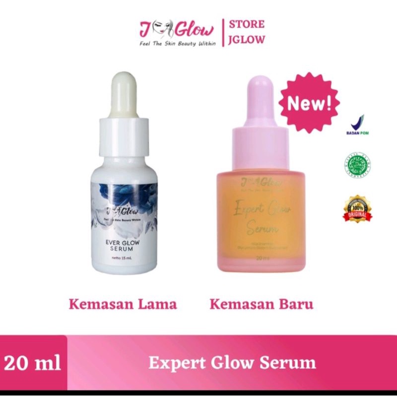 Jual Jglow Serum Ever Glow EXPERT GLOW Shopee Indonesia