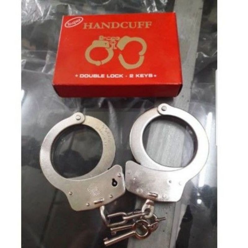 Jual Promo KEREN Borgol Tangan Handcuff Borgol Security Borgol