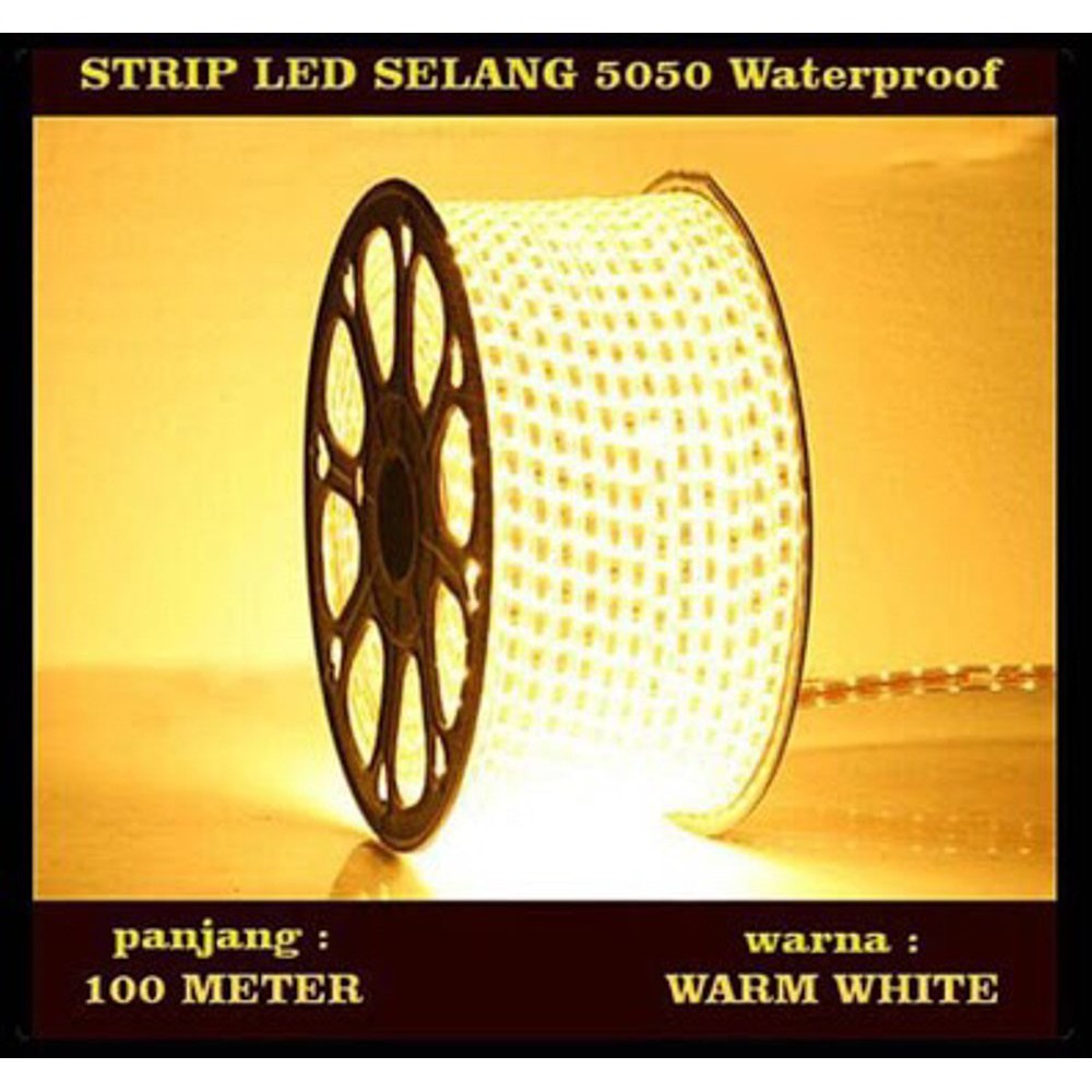 Jual Led Strip Selang Kotak V Warm White Per Meter Murah