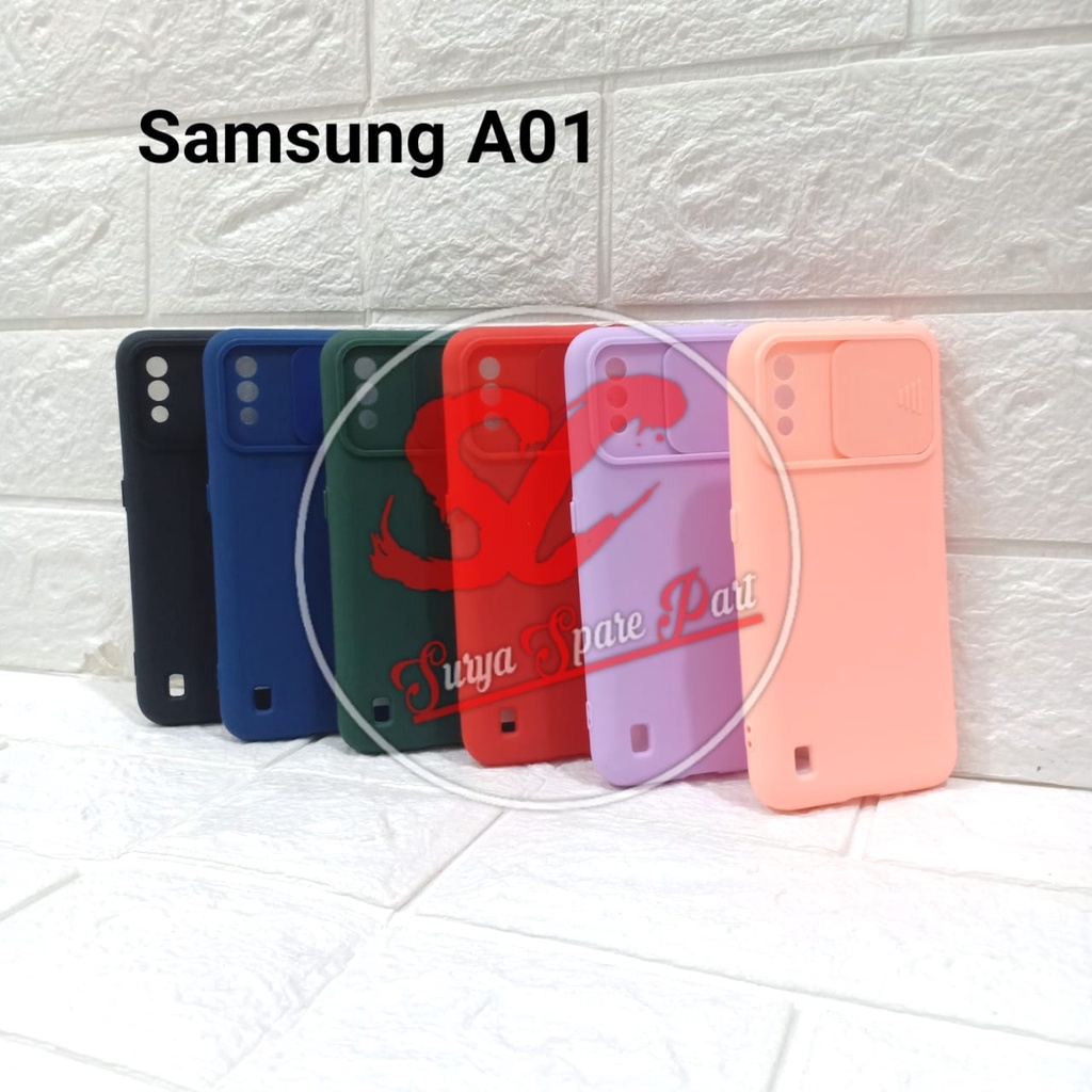 Jual SOFTCASE SLIDE CAMERA PROTECTOR SAMSUNG A01 A01 CORE SC Shopee