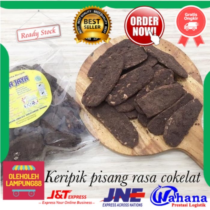 Jual Keripik Pisang Kepok Kripik Pisang Lampung Askha Jaya Rasa Coklat