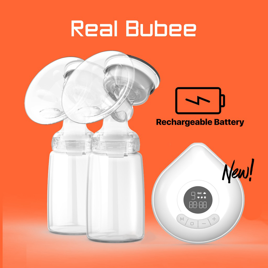 Jual Original Rechargeable Real Bubee Pompa Asi Elektrik Ganda Double