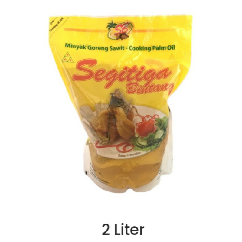 Jual Minyak Goreng Segitiga Bintang 2 Liter Shopee Indonesia