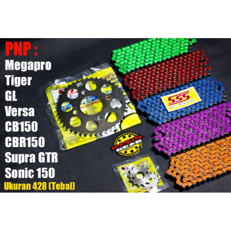 Jual Gear Set SSS CB150r CBR150r CB150 CBR 150r CBR 150 Tiger Revo GL