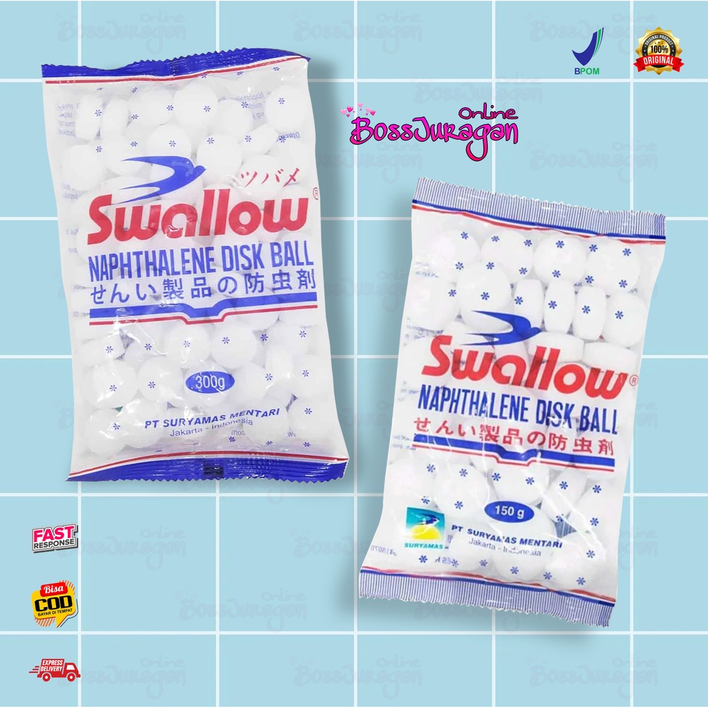 Jual BOSS Kamper Swallow Napthalene 150gr 300gr Shopee Indonesia