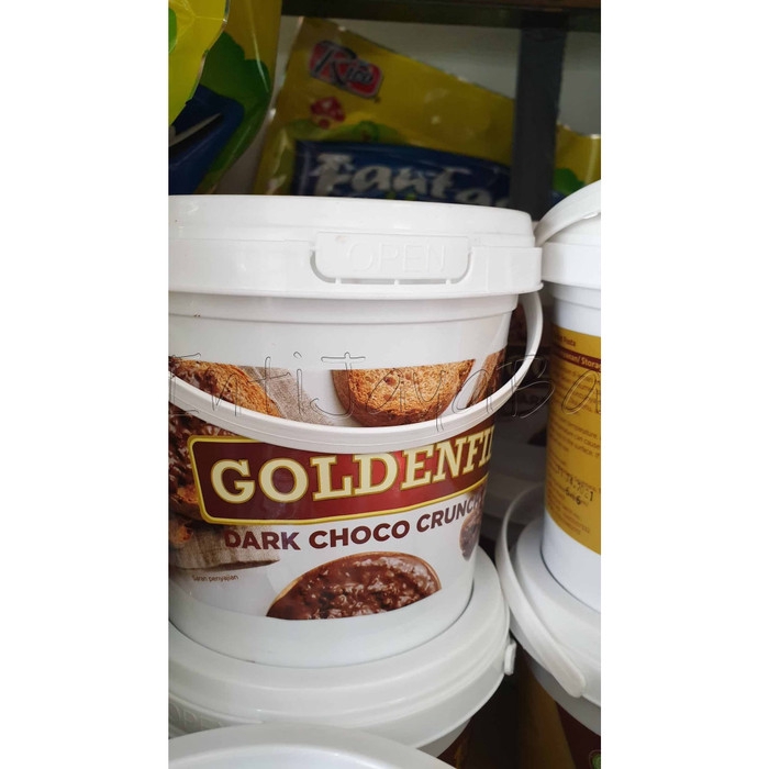 Jual Goldenfill Dark Choco Crunchy Kg Shopee Indonesia