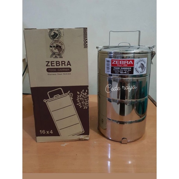 Jual Rantang Stainless Zebra Model Jepit Cm X Tingkat Shopee