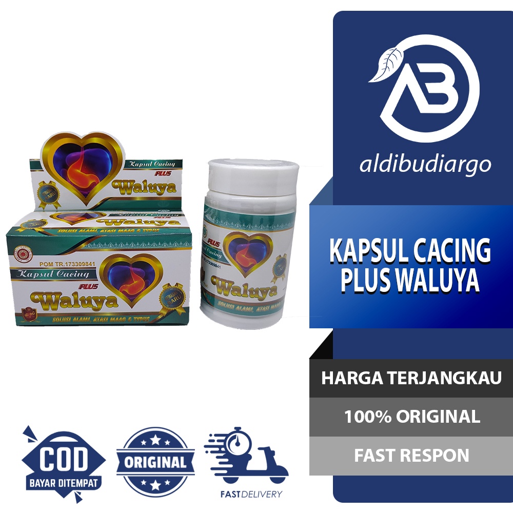 Jual KAPSUL CACING PLUS WALUYA UNTUK TIPES ISI 60 Shopee Indonesia