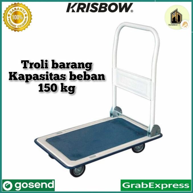 Jual Krisbow Troli Barang 150 Kg FOLDABLE PLATFORM HANDTRUCK