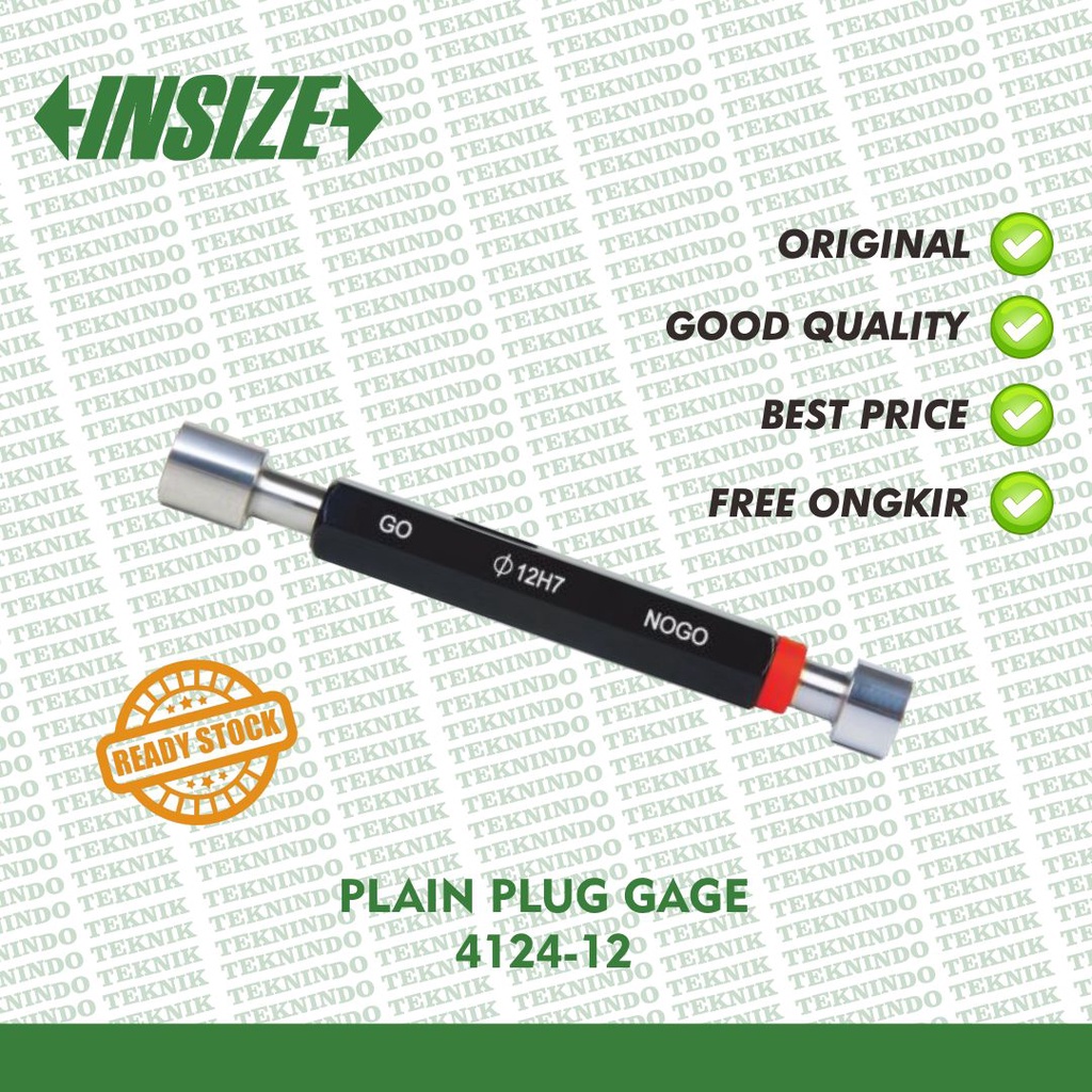 Jual Insize Plain Plug Gage 4124 12 H7 Ukuran 12mm Original Shopee