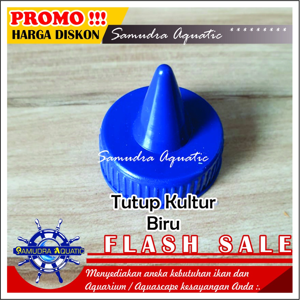 Jual Tutup Artemia Biru Tutup Botol Inkubator Kultur Artemia Shopee