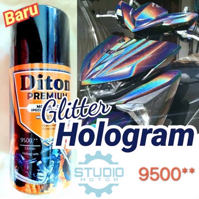 Jual Cat Semprot DITON PREMIUM Glitter Hologram 9500 Shopee Indonesia