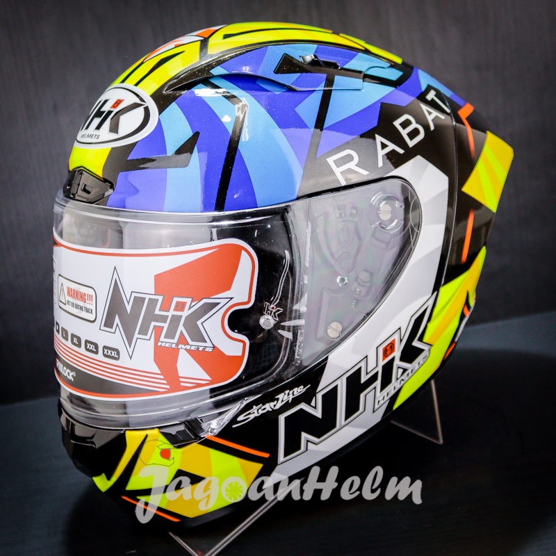 Jual NHK HELM GPR TECH STREET TITO RABAT BLACK BLUE GP R TECH