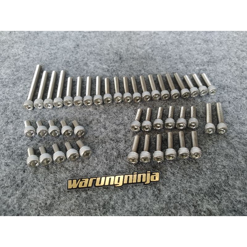 Jual Baut Bak Baut Blok Mesin Ninja R Ninja RR Baut L Stainless