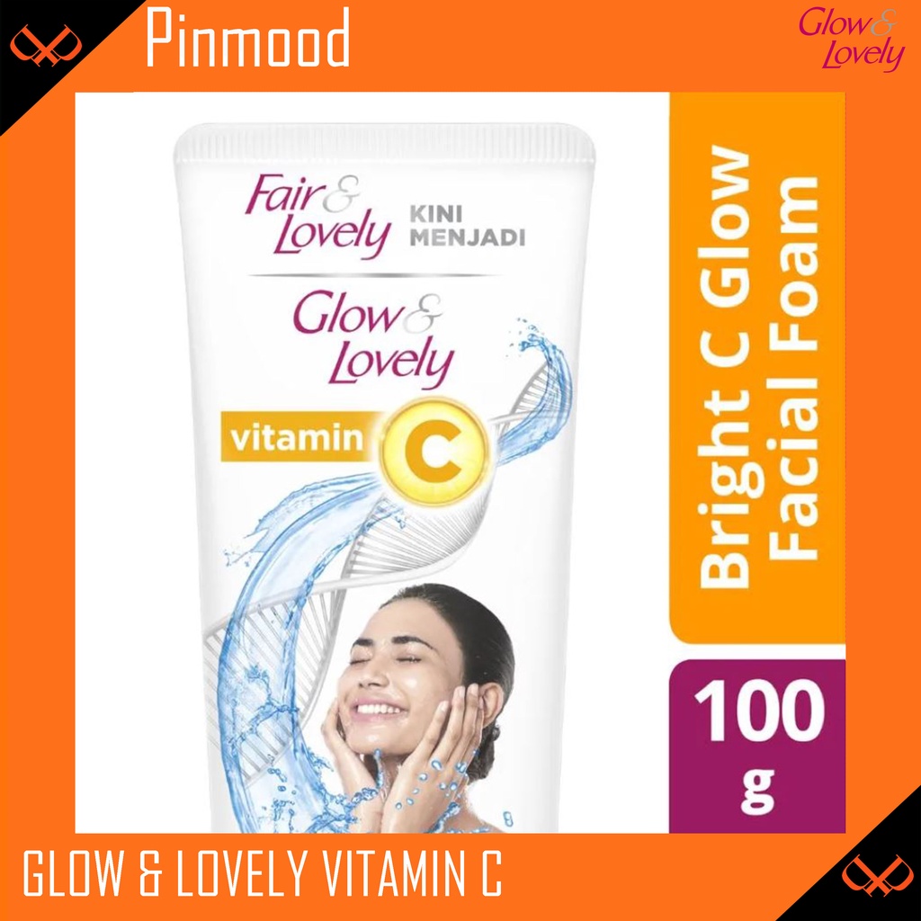 Jual Glow Lovely Facial Foam G Sabun Cuci Muka Vitamin C