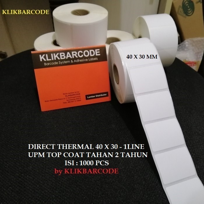 Jual Label Barcode Direct Thermal X Mm X Cm Xprinter