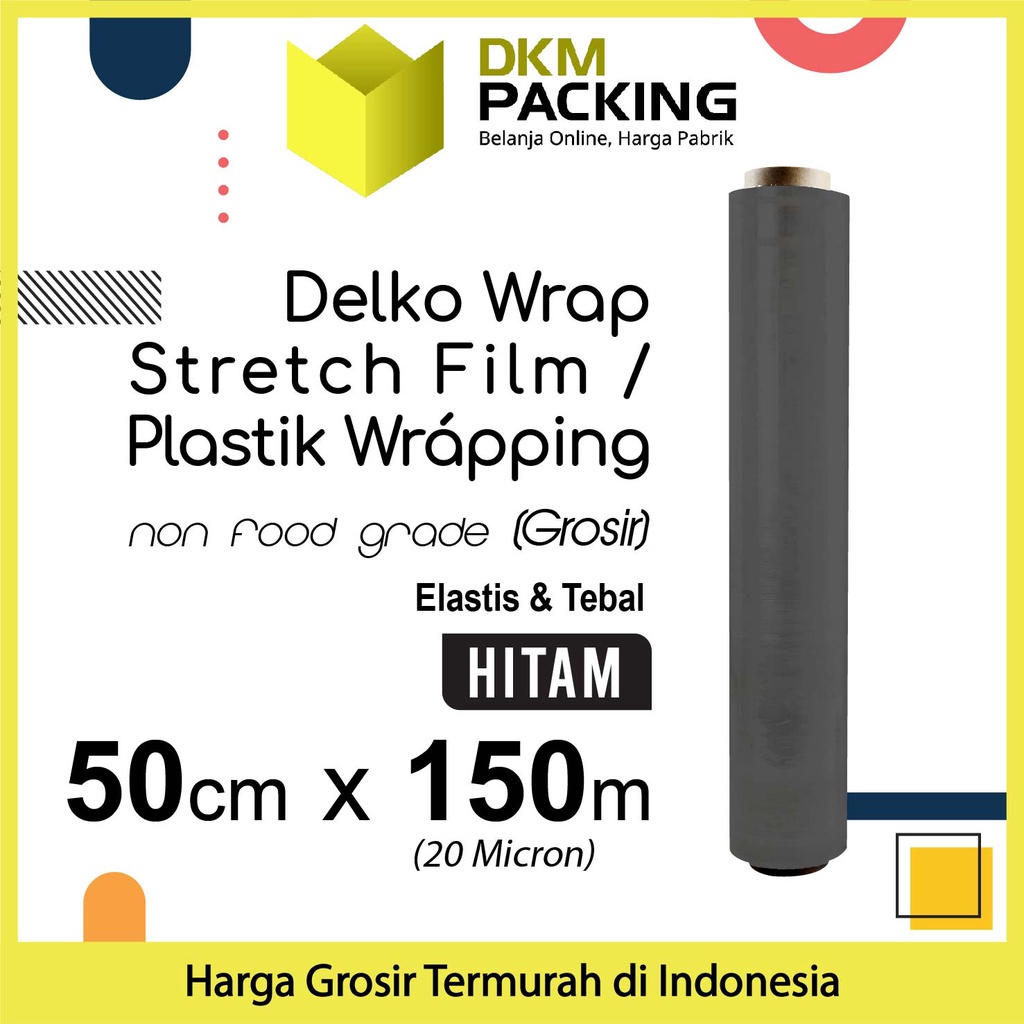 Jual Stretch Film 50cm Plastik Wrapping DELKO WRAP Plastic Wraping