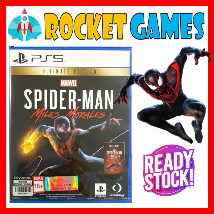 Jual PS5 Marvel Spiderman Miles Morales Ultimate Edition Marvels