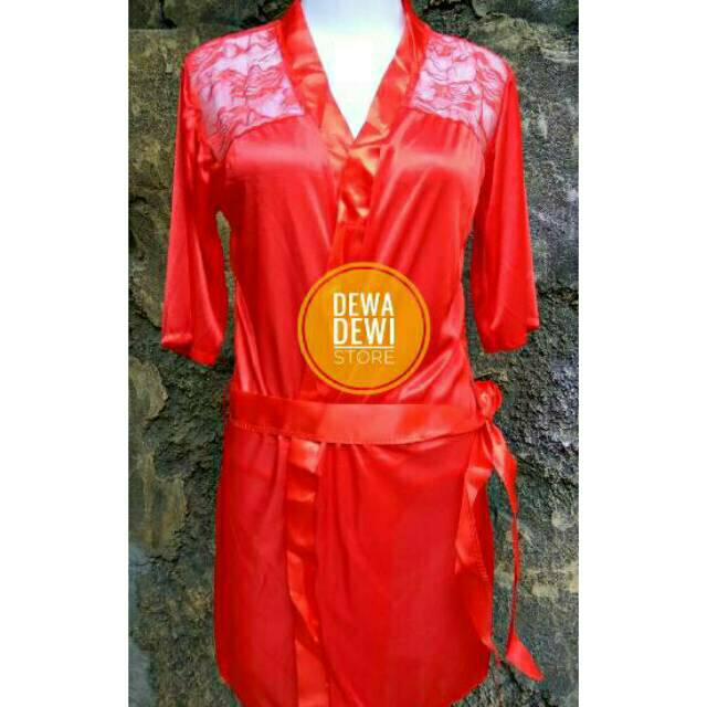 Jual Lingerie Baju Tidur Sexy Model Kimono Plus GString Shopee Indonesia