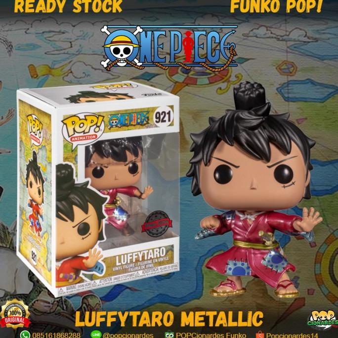 Jual Funko Pop Animation One Piece Monkey D Luffy In Kimono Metallic