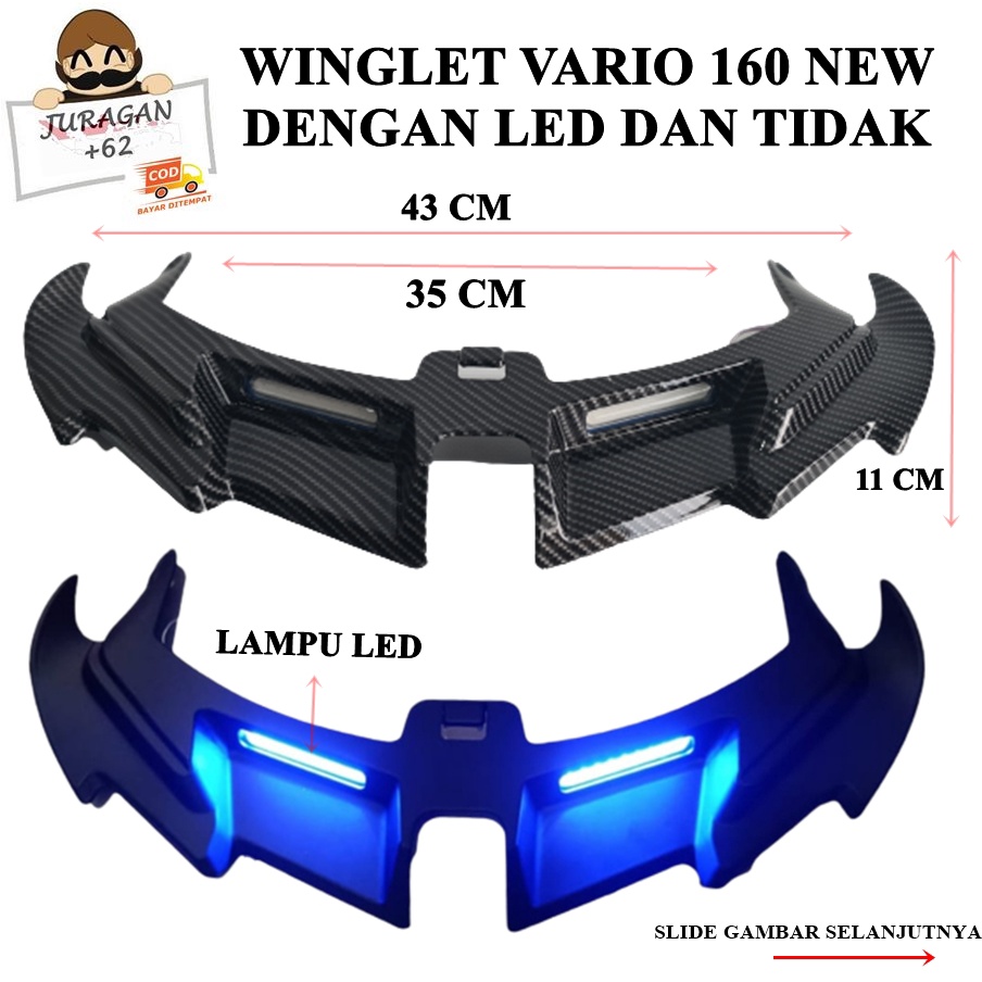 Jual Winglet Vario Abs Cbs New Lampu Led Wingled Shopee Indonesia