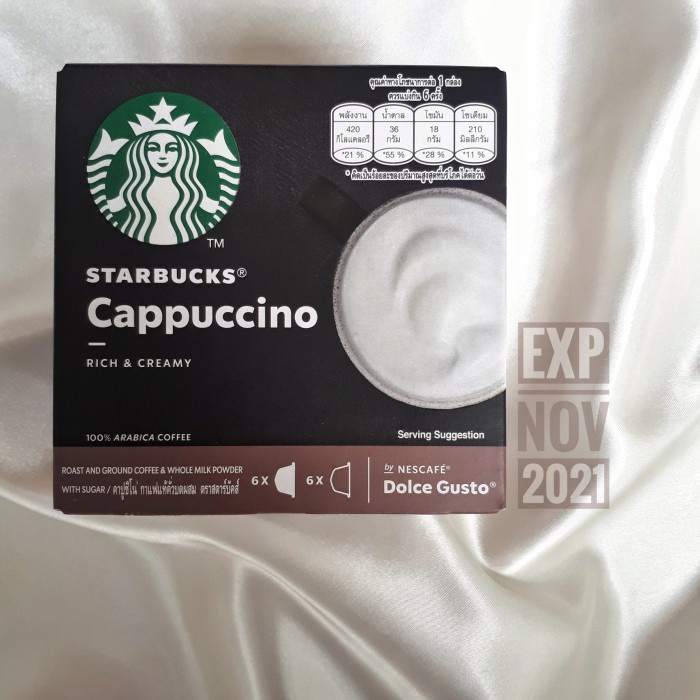 Jual Kopi Nescafe Dolce Gusto Starbucks Cappucino Coffee Capsule