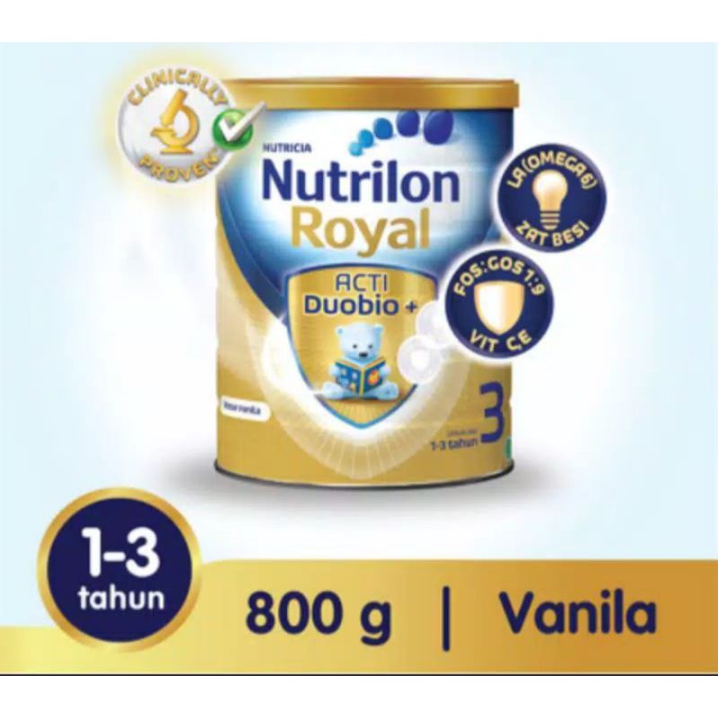 Jual Promo Susu Nutrilon Royal 3 Vanila Madu 400gr 800gr Exp 2026