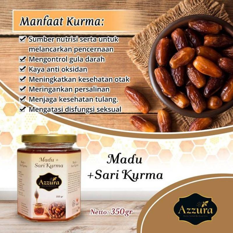 Jual Azzura Madu Sari Kurma Kombinasi Madu Dan Kurma Yang Kaya