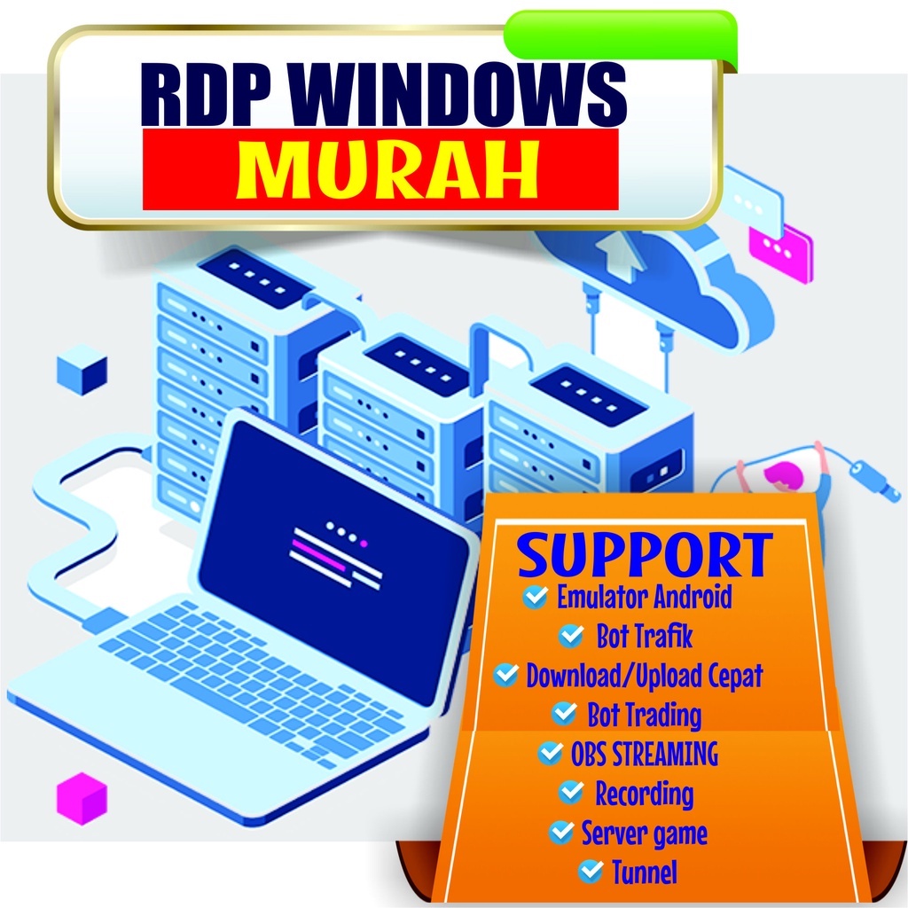 Jual BISA DI PERPANJANG Rdp Windows Server Singapura Murah