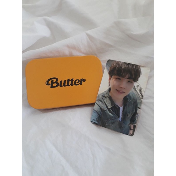 Jual Bts Butter Pob Weverse Photocard Tin Case Suga Jin Shopee