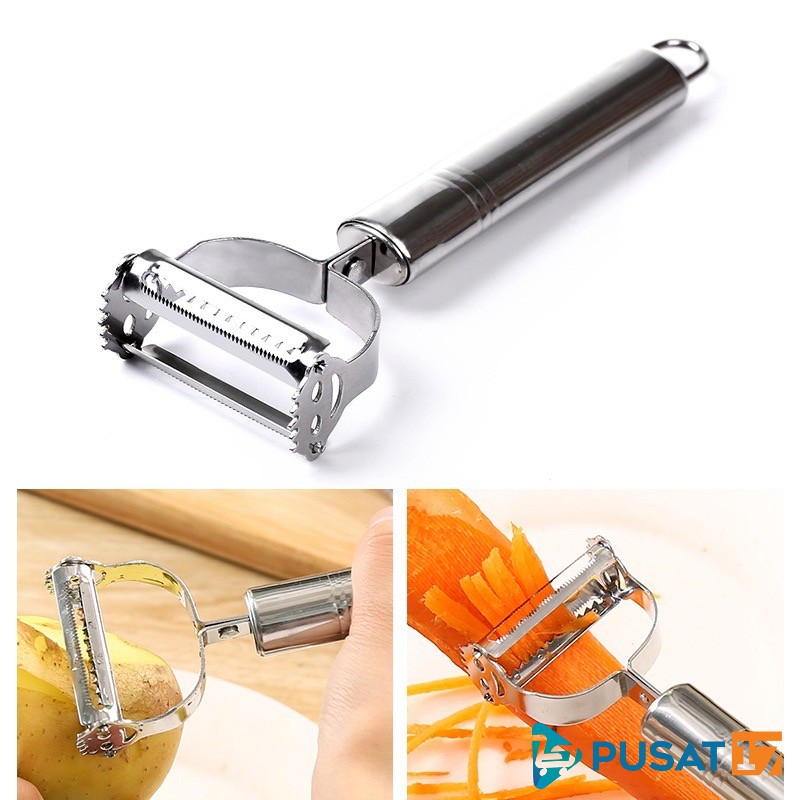 Jual Pisau Pengupas Kulit Buah Dan Sayur In Stainless Peeler Shopee