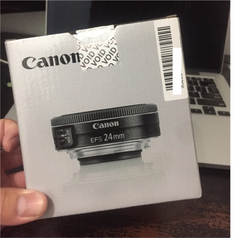 Jual Jual Box Lensa Canon 24mm F2 8 STM Mulus Bekas TERMURAH DISHOPEE