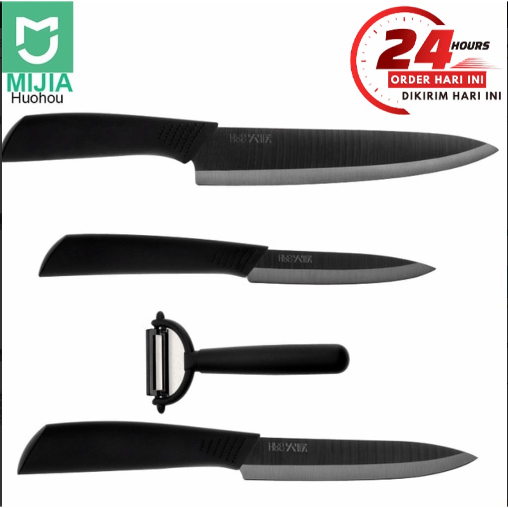 Jual Tm Xiaomi Mijia Huohou Nano Set Pisau Dapur Kitchen Knife Bahan