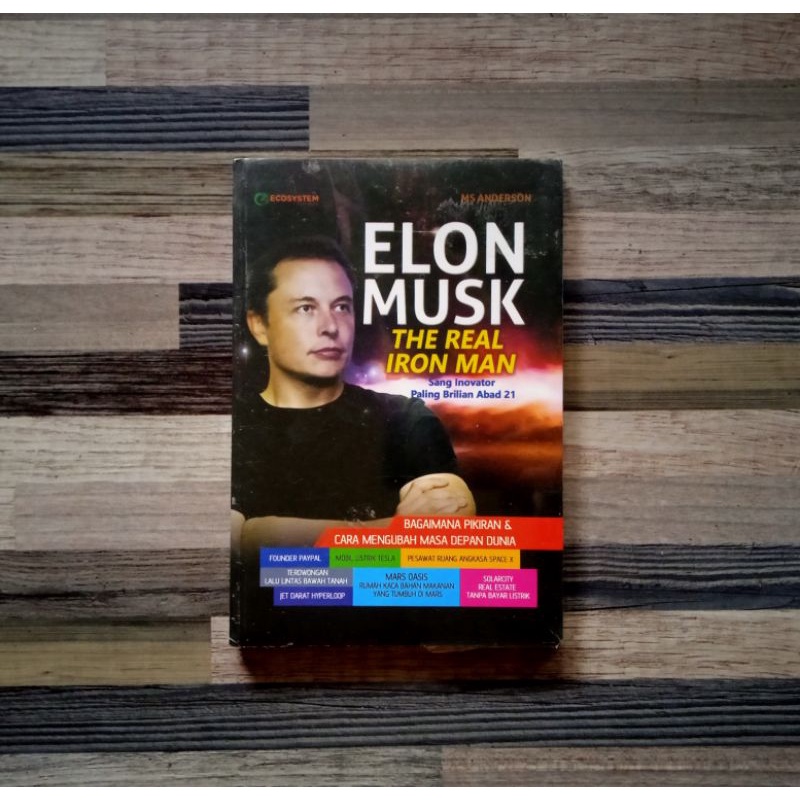 Jual ELON MUSK THE REAL IRON MAN Shopee Indonesia