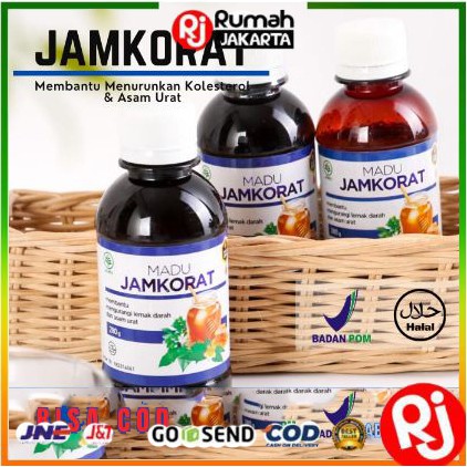 Jual Bisa Cod Jamkorat Madu Kolesterol Dan Asam Urat Madu Herbal