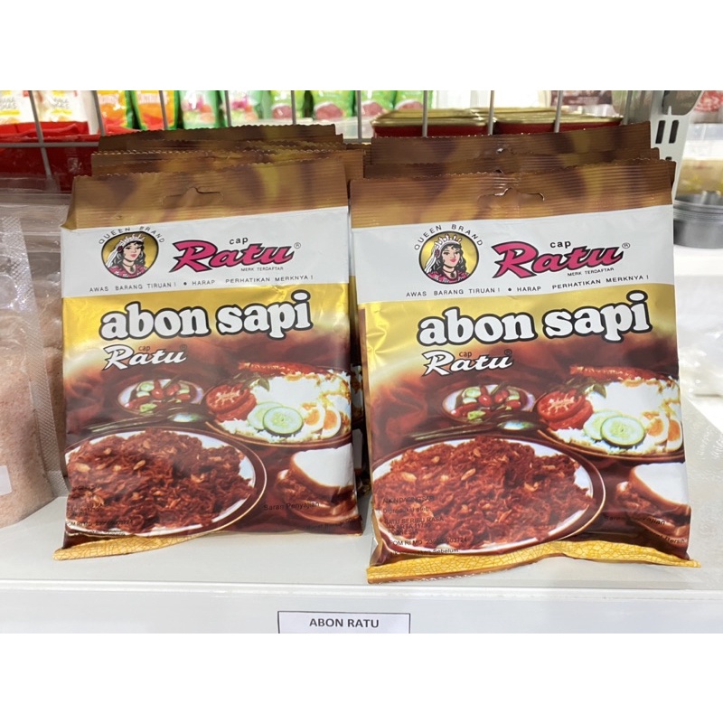 Jual ABON SAPI CAP RATU 100GR ABON SAPI ABON RATU Shopee Indonesia